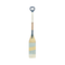 Multi Colored Coastal Oar Wood Wall Decor, 41" x 6"